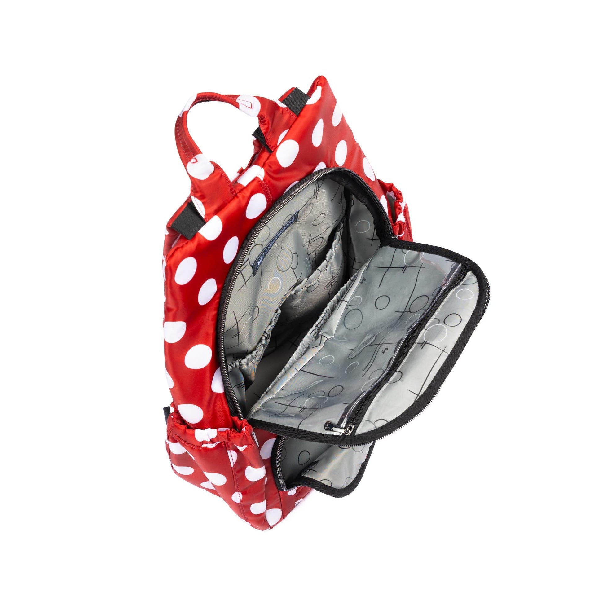 Hatchback 3 Backpack - CRIMSON LARGE DOT 2 - 24567_Hatchback3_CrimsonLGDot_Angle_05