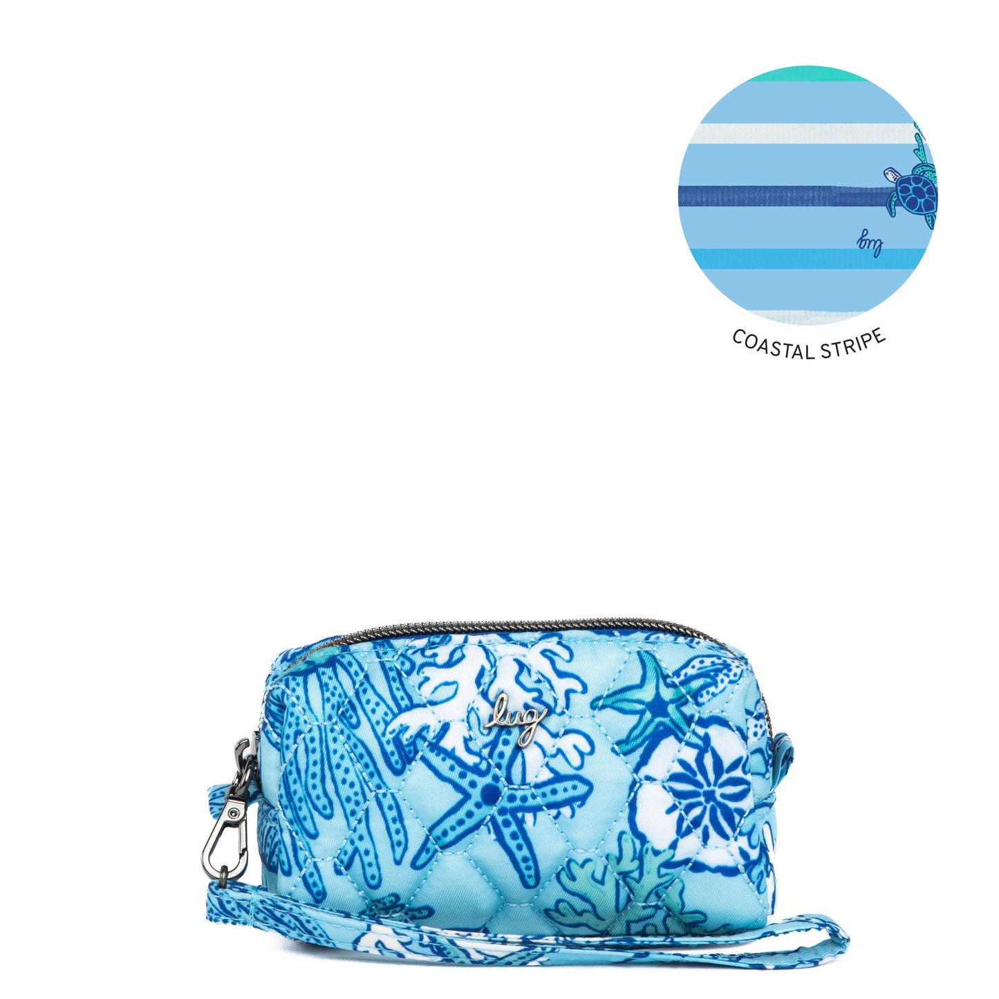 Blimp Zip Around Wristlet Pouch