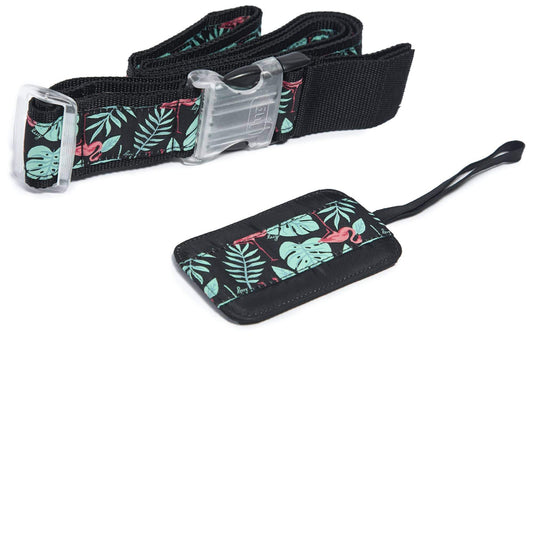 Baggage Claim Luggage Belt and Tag Set