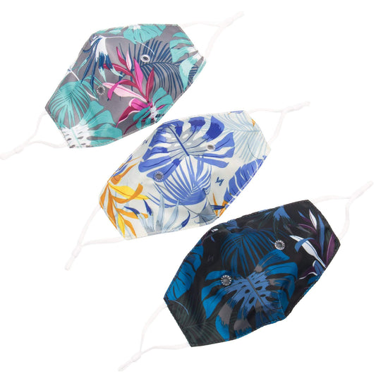 Beaker 2 Face Coverings 3PK - Floral