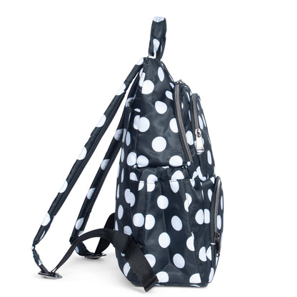 Hatchback 3 Backpack - BLACK LARGE DOT - Hatchback3_BlackLGDot_03