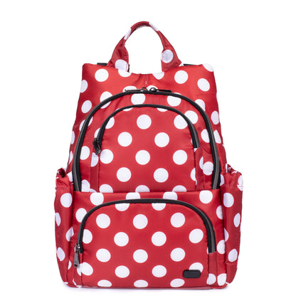 Hatchback 3 Backpack - CRIMSON LARGE DOT - Hatchback3_CrimsonLargeDot_01