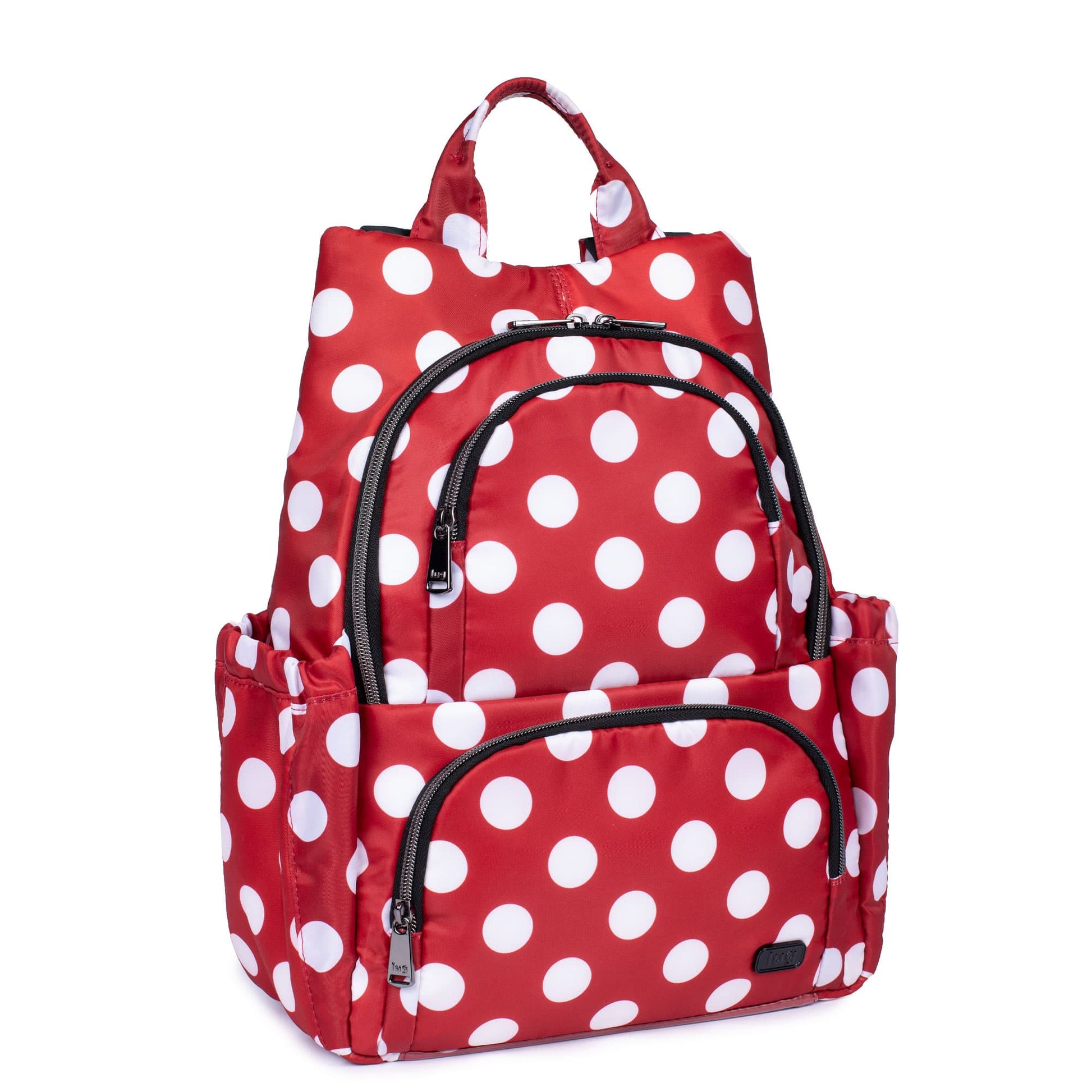 Hatchback 3 Backpack - CRIMSON LARGE DOT - Hatchback3_CrimsonLargeDot_02