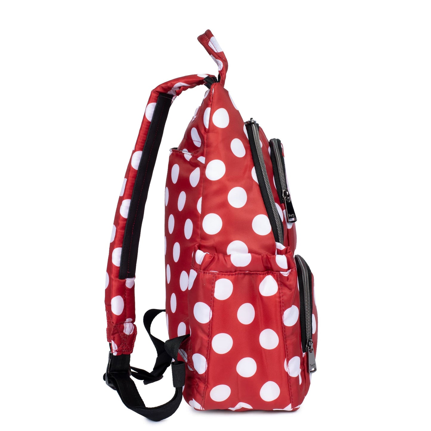 Hatchback 3 Backpack - CRIMSON LARGE DOT - Hatchback3_CrimsonLargeDot_03