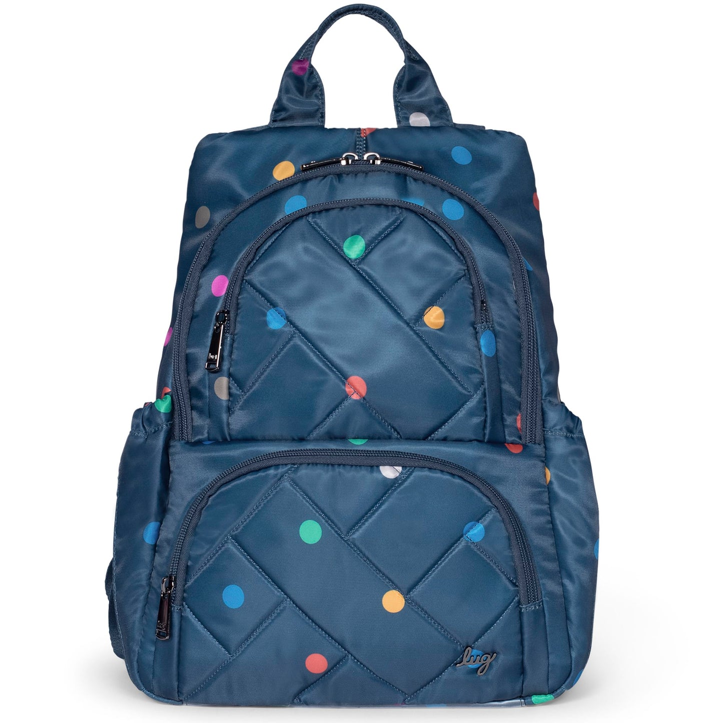 Hatchback 3 Backpack - MULTI DOTS NAVY - Hatchback3_MultiDotNavy_01