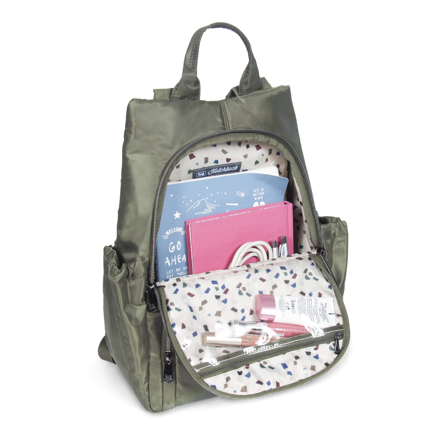 Hatchback 3 Backpack - OLIVE GREEN - Hatchback3_OliveGreen_06
