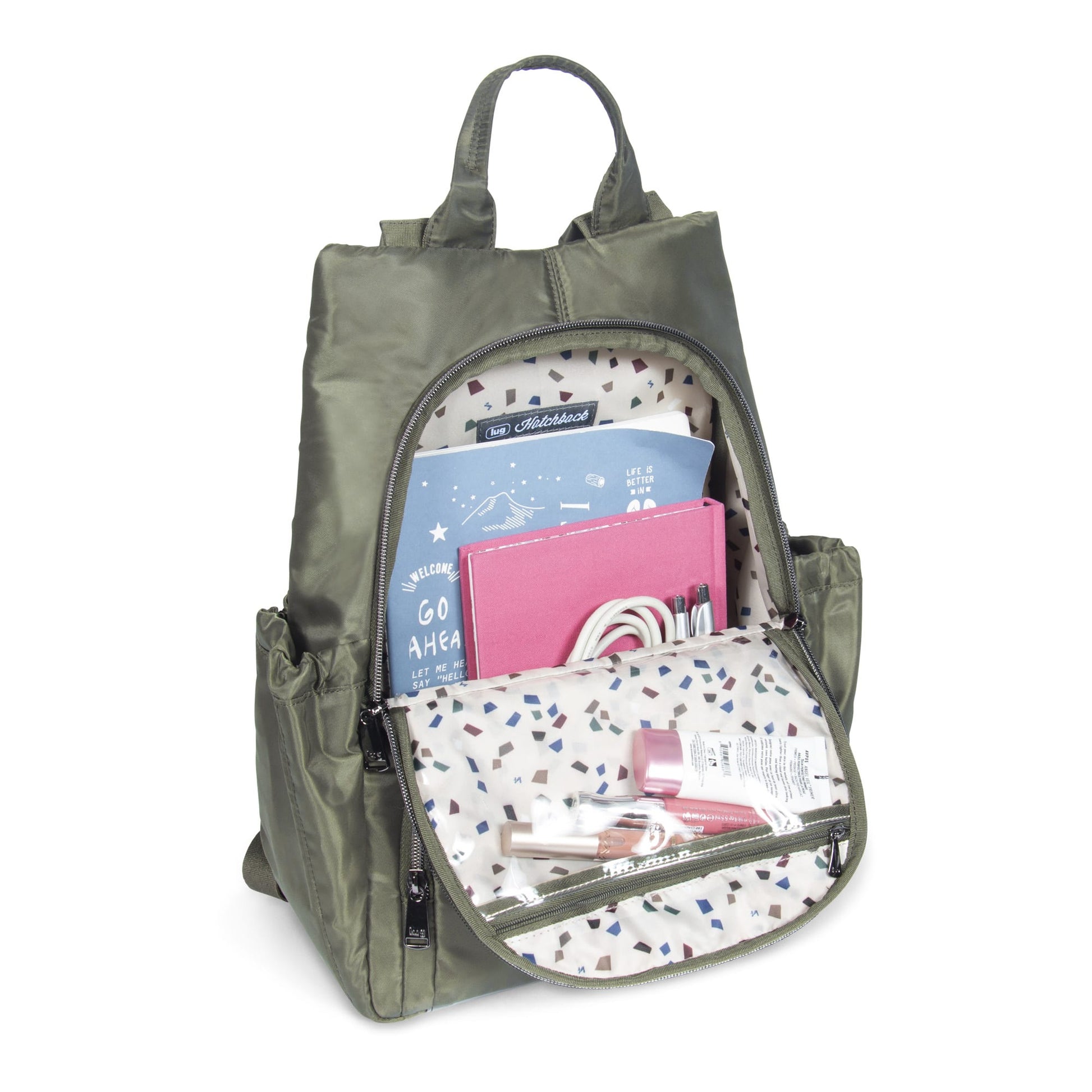 Hatchback 3 Backpack - OLIVE GREEN - Hatchback3_OliveGreen_06
