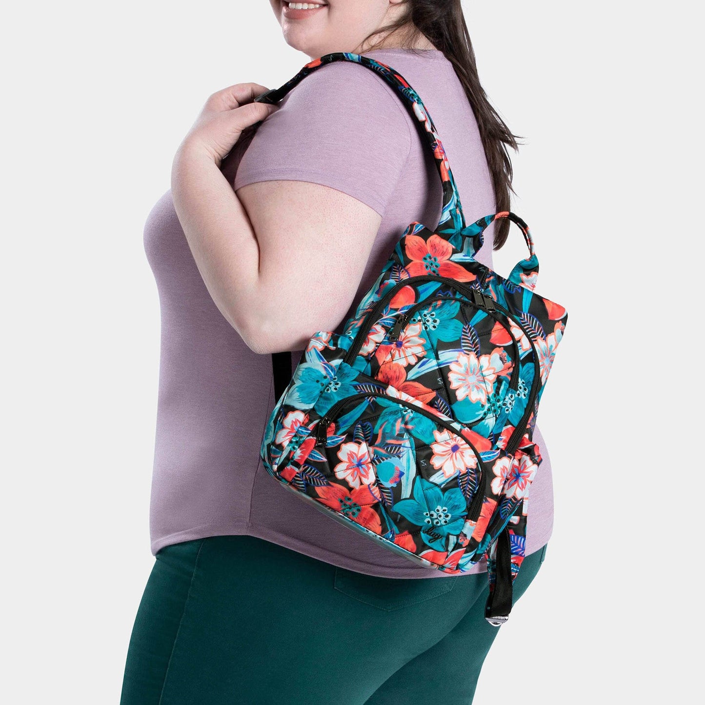 Hatchback 3 Backpack - RESORT TROPICS - Hatchback3_ResortTropics_Model_b41de27c-3416-4818-9fe6-70ea064c2972