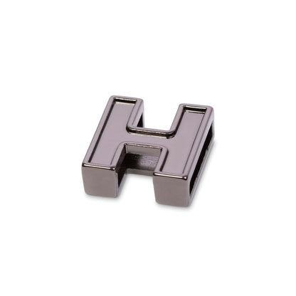 Lug Gunmetal Bag Charm - H - Lug_20Charms_H_02