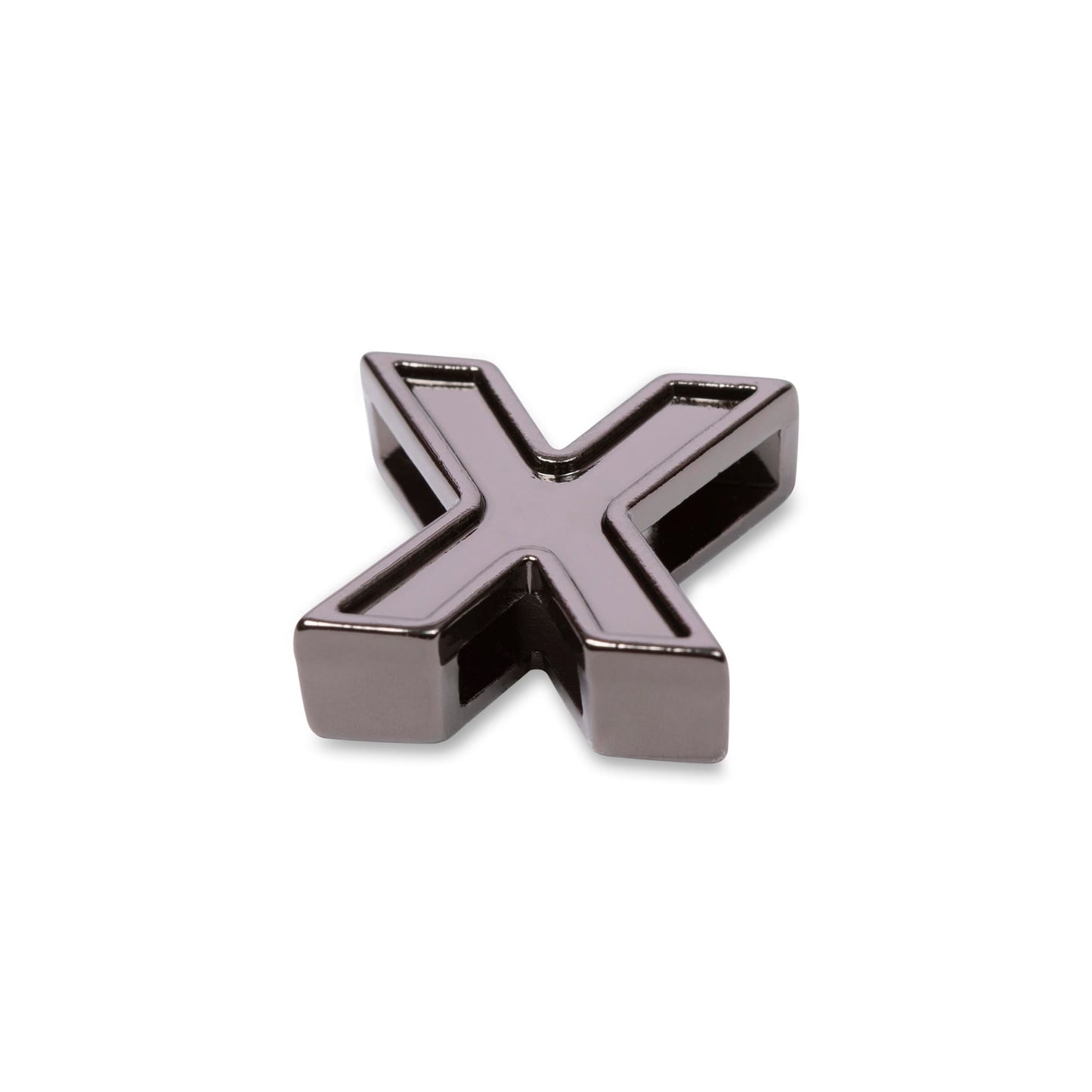 Lug Gunmetal Bag Charm - X - Lug_20Charms_X_02