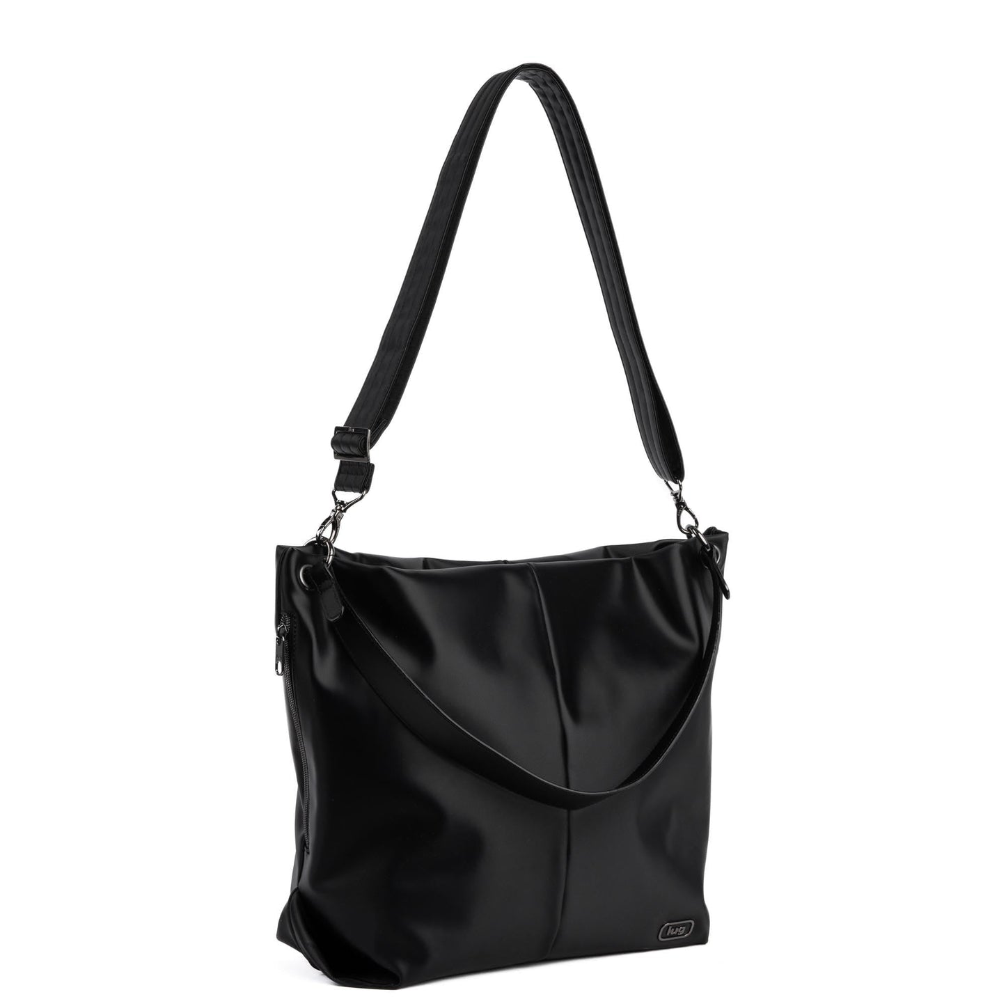 Plunge Satin Luxe VL Carry-All Crossbody Bag - BLACK - Plunge_SatinLuxe_Black_02
