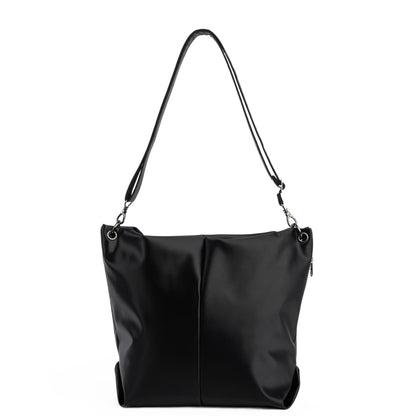 Plunge Satin Luxe VL Carry-All Crossbody Bag - BLACK - Plunge_SatinLuxe_Black_04