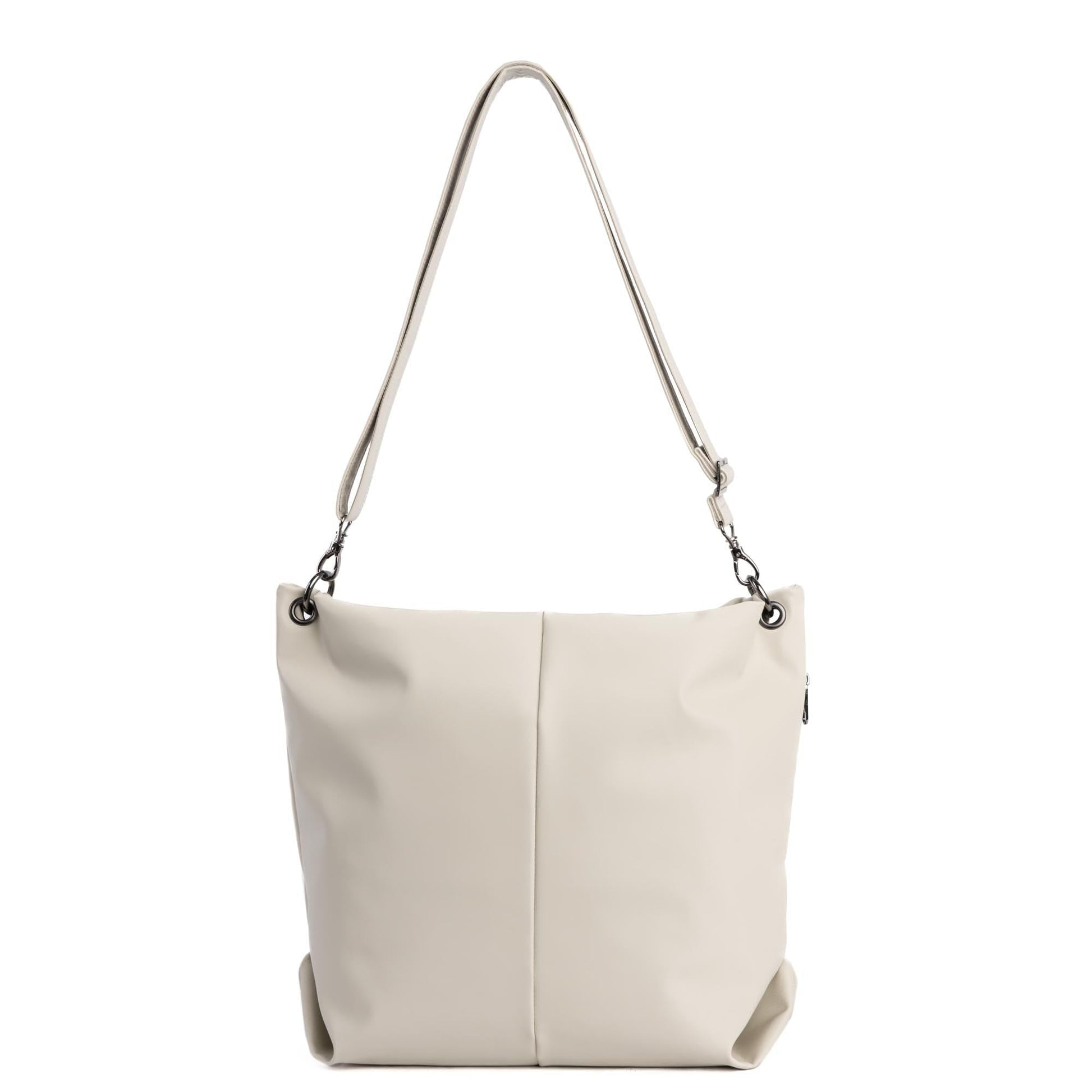Plunge Satin Luxe VL Carry-All Crossbody Bag - PEBBLE - Plunge_SatinLuxe_Pebble_04