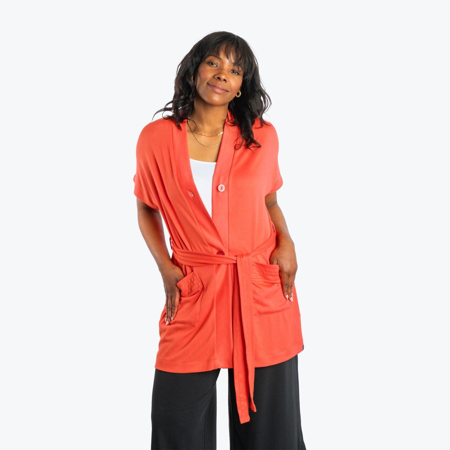 Sashay Lounge Wrap Vest