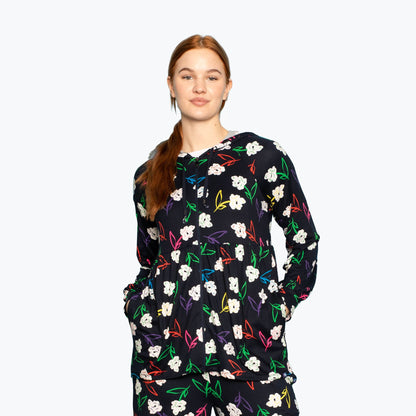 Shimmy Brushed Jersey Zip Up