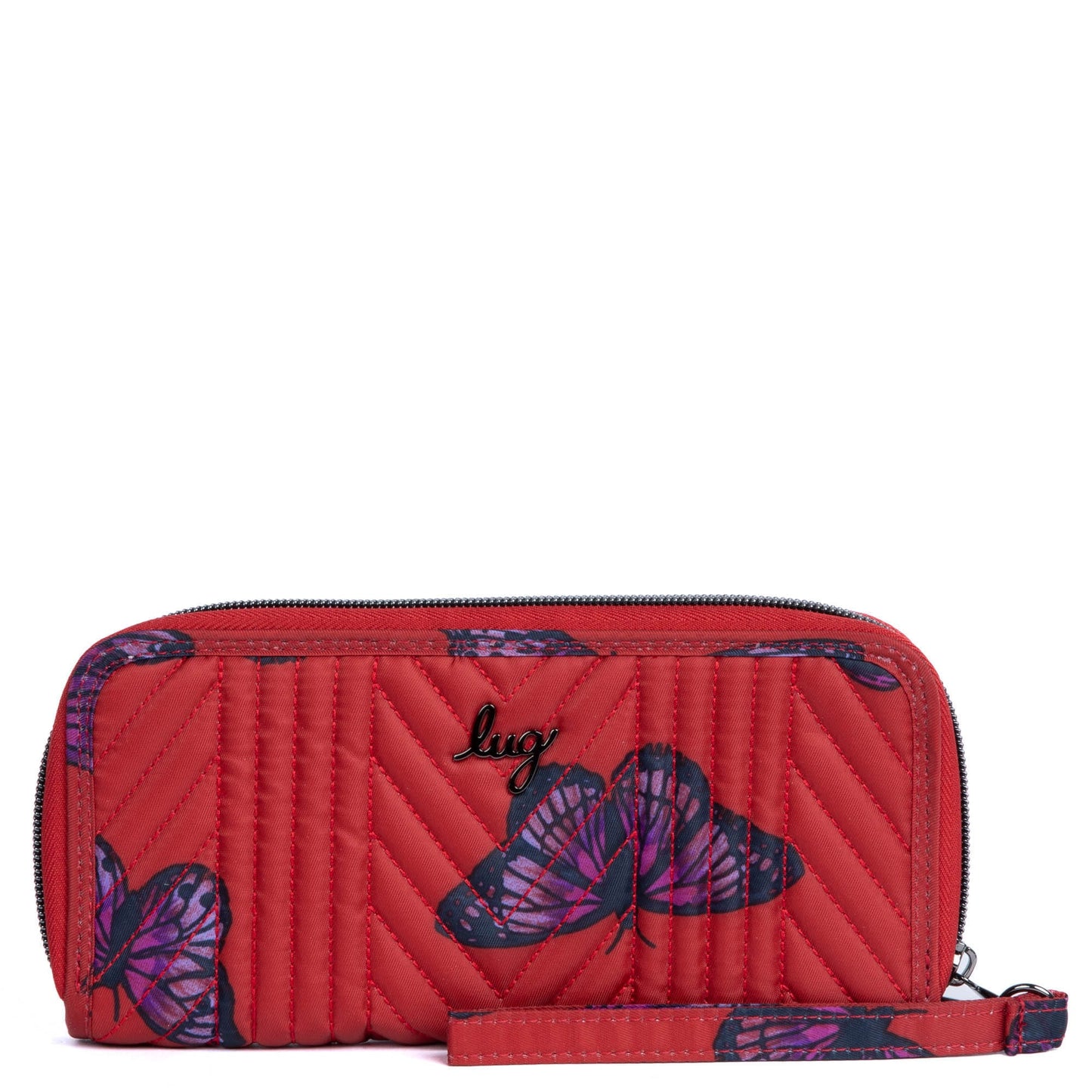 Straddle Wristlet RFID Wallet