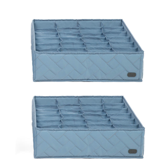 Trolley 2pc 24 Pocket Drawer Organizers