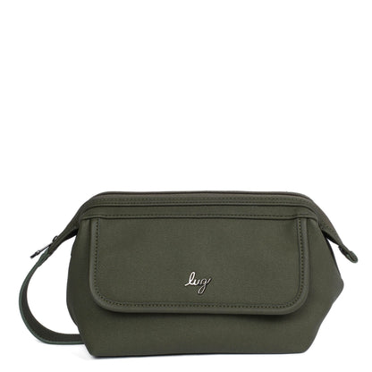 Via Matte Luxe VL Toiletry Case - - ViaMatteLuxeVL_OliveGreen_01