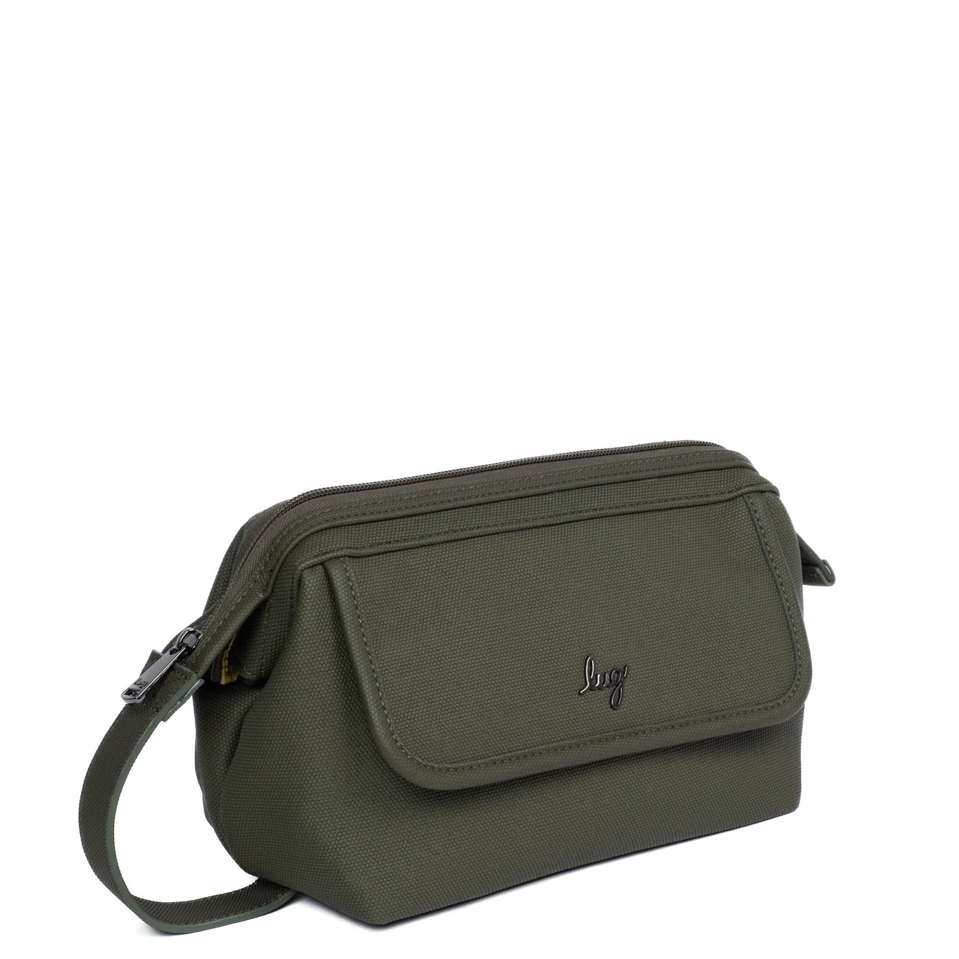 Via Matte Luxe VL Toiletry Case - - ViaMatteLuxeVL_OliveGreen_02