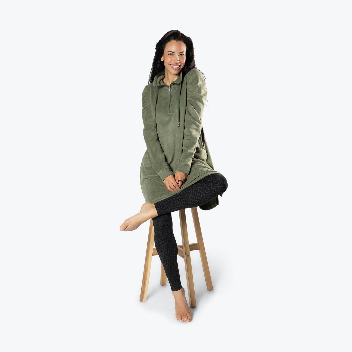 Via Stretch Fleece Tunic