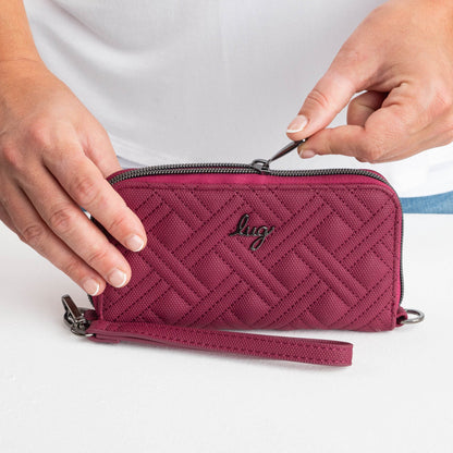 Whirly Matte Luxe VL RFID Wristlet Wallet